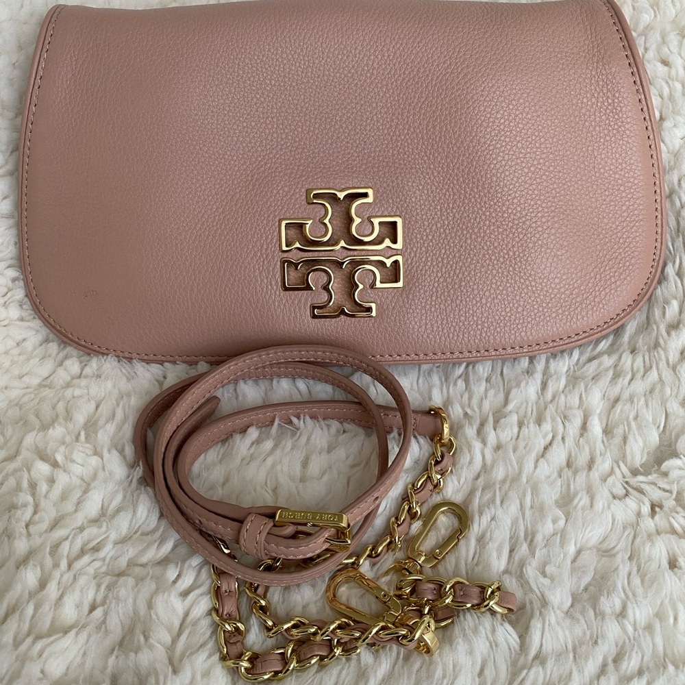 ✅💯Authentic Tory Burch Pink Crossbody Bag